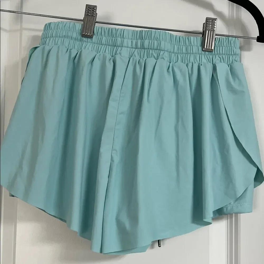 Stelle Light Blue Fly Away Shorts Size XXL